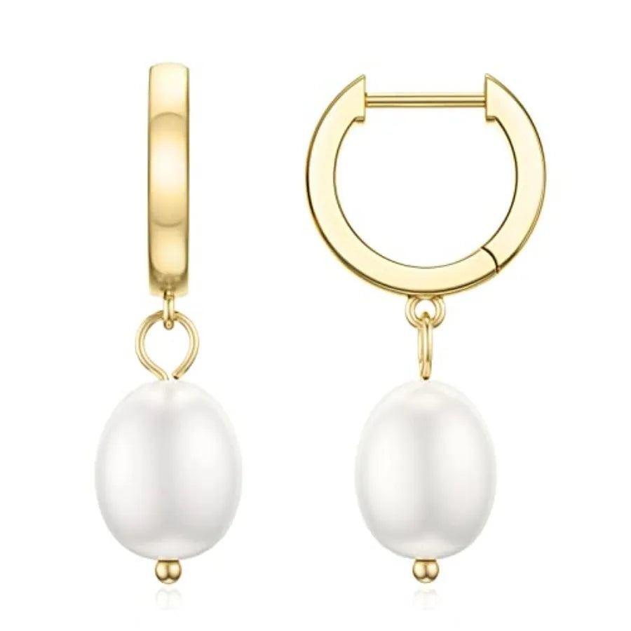 SEVENWELL Sterling Silver Dangle Earrings for Women | Cross, Heart, Pearl, CZ Hoop & Celestial Styles