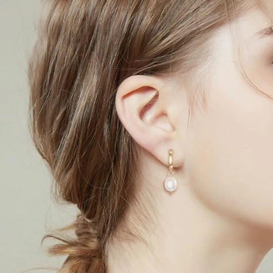 SEVENWELL Sterling Silver Dangle Earrings for Women | Cross, Heart, Pearl, CZ Hoop & Celestial Styles