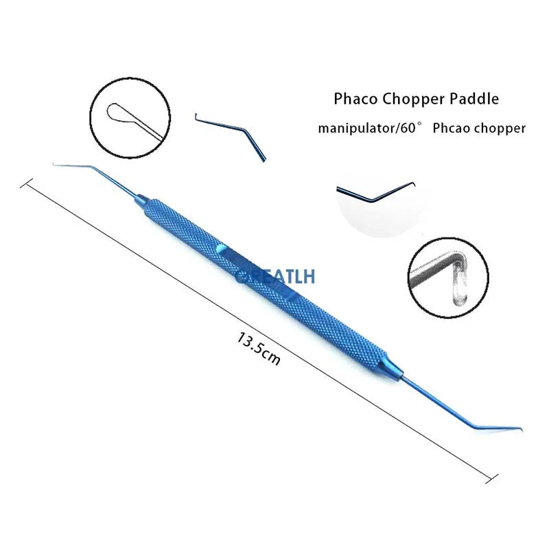 Precision Mini Hook 13.5 cm Intralase Flap Spatulas Y Pusher Phaco Spatula Blunt Phaco Chopper Paddle a sharp Point Hook Micro