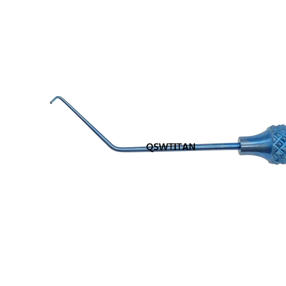 Titanium Phaco Chopper hook  Right/left hand Double Eyelid tool Pet Ophthalmic hook surgical Instrument  1pcs