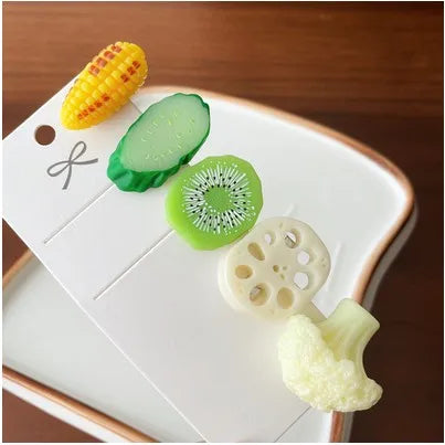 Creative simulation fruit, vegetable, egg, hair clip, small clip, headdress, hair accessory